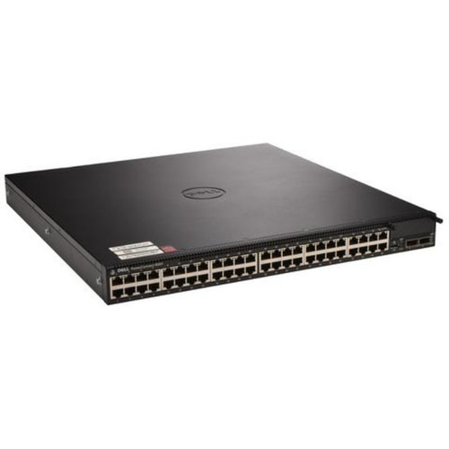 Y2FJ0 - Dell PowerConnect 8164 48 x Ports 10GBase-T + 2 x QSFP+ Ports Layer 3 Managed 1U Rack-mountable Gigabit Ethernet Network Switch