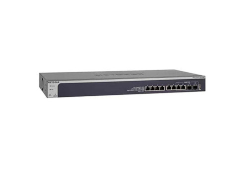 XS708T - Netgear Prosafe 8 x SFP+ Ports 10GBase-T + 2 x Copper/SFP+ Combo Port Layer2 Managed Rack-mountable Gigabit Ethernet Network Switch