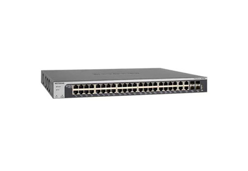 XS748T - Netgear Prosafe 44 x RJ-45 Ports 10GBase-T + 4 x SFP+ Ports Layer 3 Managed 1U Rack-mountable Gigabit Ethernet Network Switch
