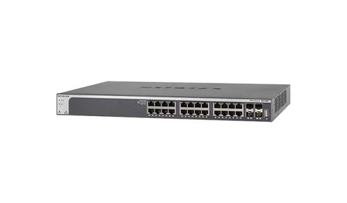 XS728T - NetGear ProSafe 24-Port 10GBase-T 4-Port SFP+ Layer 3 Managed Rack-Mountable 10 Gigabit Ethernet Network Switch