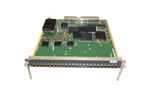 WS-X6524-100FX-MM= - Cisco Catalyst 6500 24 x MT-RJ Ports 100Base-FX Fast Ethernet + 1 x Expansion Slot Fibre Enabled Managed Switch Module