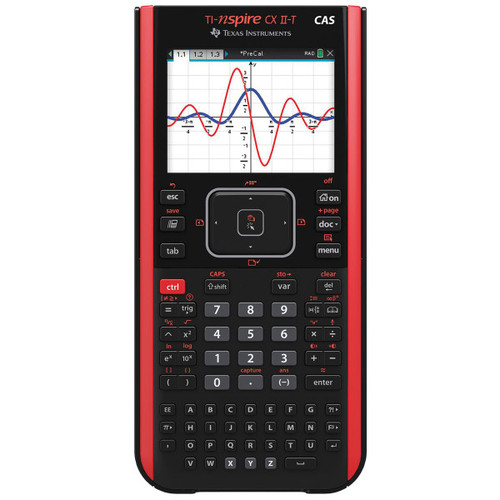 TI-NSPIRE CX II-T CAS - TI -Nspire CX II-T CAS graphics calculator
