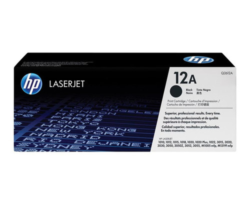 Q2612AC - HP 12A Toner Cartridge (Black) for LaserJet 1020/3020/1022 Series Printer