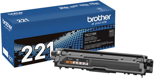 TN221BK - Brother TN221 Black 2.5K Yield Toner Cartridge