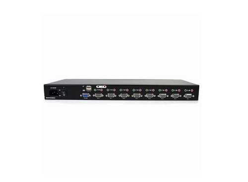 SV831DUSBAU - StarTech 8-Port USB VGA KVM Switch with Audio