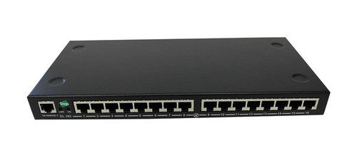 EL-162 - Digi international 16 Port RJ45 Ethernet Terminal Server with Power Supply Network Connectivity Solution