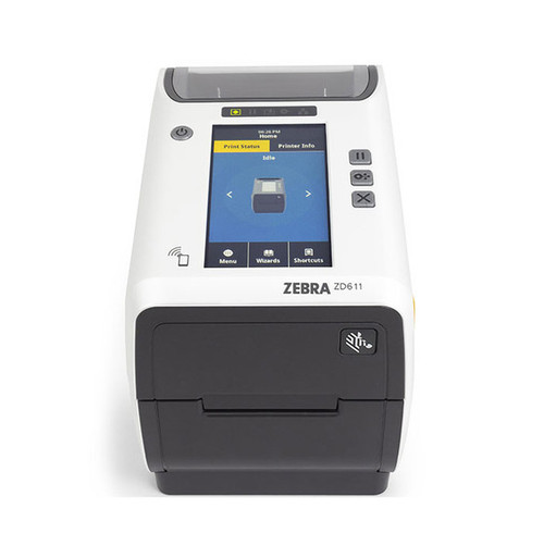 ZD6AH23-T01B01EZ - Zebra ZD611-HC 300 Dpi Bluetooth, Wi-Fi, USB, USB Host Color Touch LCD Healthcare Direct Thermal Barcode Label Printer