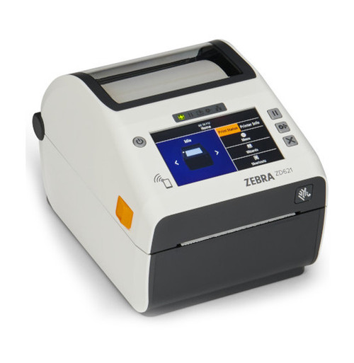 ZD6AH43-D01F00EZ - Zebra ZD621-HC 300 Dpi Bluetooth, USB, USB Host,Ethernet,Serial Port Healthcare Direct Thermal Barcode Label Printer