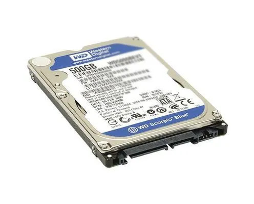 WDBABC5000ANC-ERSN - Western Digital Scorpio Blue 500GB 5400RPM SATA 3Gb/s 8MB Cache 2.5-Inch Hard Drive