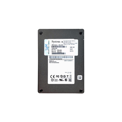 00AJ445 - Lenovo 480GB SATA 6Gb/s Hot-Swappable 3.5-Inch Multi-Level Cell Solid State Drive for System x3550 M5