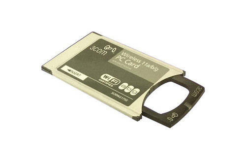 3CRPAG175B - 3Com Wireless 11a/B/G 54mb 2.4ghz 5ghz Cardbus W/ Xjack Antenna