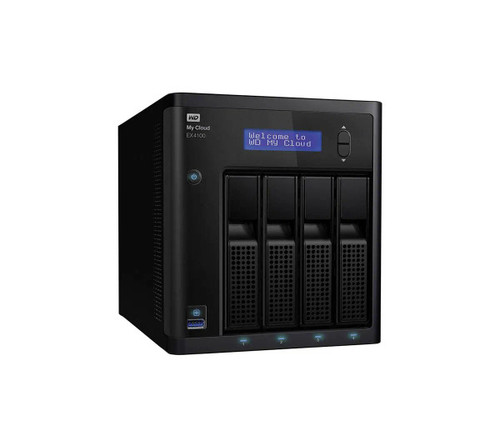 WDBWZE0240KBK-NESN - WD My Cloud EX4100 24TB 4-Bay NAS Storage System
