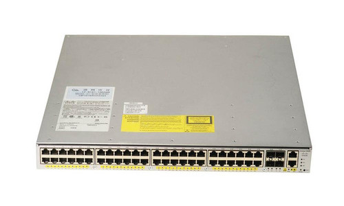 WS-C4948E-F - Cisco Catalyst 4948E 48 x Ports 1000Base-T + 4 x Ports 10GbE GE Back-to-Front Airflow Network Switch