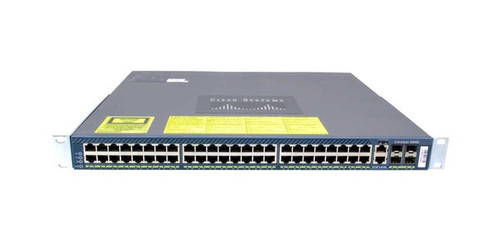 WS-C4948= - Cisco Catalyst 4900 48x RJ-45 Ports + 4x SFP Ports, Layer 3 Managed Rack-Mountable Switch