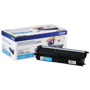 TN433C - Brother TN433 Cyan 4K High Yield Toner Cartridge