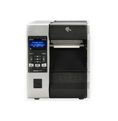 ZT61043-T0102A0Z - Zebra ZT610 300 Dpi Bluetooth, USB, Ethernet, RS-232 Touch LCD Thermal Transfer RFID Barcode Printer
