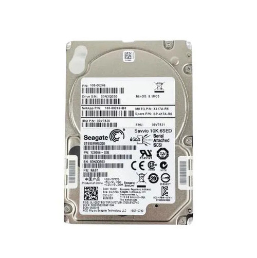 X417A-R6 - NetApp 900GB 10000RPM SAS 6Gb/s 2.5-Inch Hard Drive for DS2246 and FAS2240-2