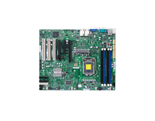X9SCA - SuperMicro Intel C204 Chipset ATX Motherboard LGA1155 Socket Xeon E3-1200 Core i3 Pentium Celeron DDR3 4x DIMM Support