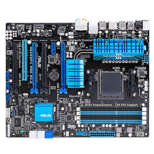 M5A99FX-PRO-R2 - Asus Socket AM3+ AMD 990FX + SB950 Chipset AMD FX/ AMD Phenom II/ Athlon II/ AMD Sempron 100 Series DDR3 4x DIMM 5x SATA 6.0Gb/s