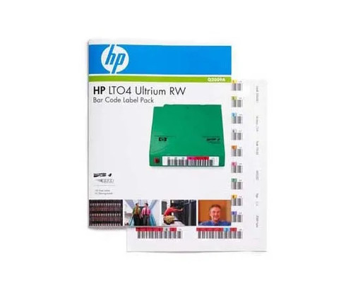 Q2009A - HP LTO-4 Ultrium RW Bar Code Label Pack