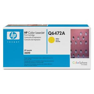 Q6472-67901 - HP Toner Cartridge (Yellow) for Color LaserJet 3600 Series Printer (2-Pack)