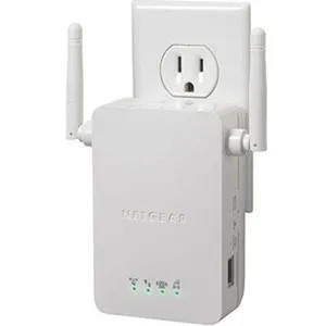 WN3000RP-100NAS - Netgear WN3000RP IEEE 802.11n 2.4Ghz 300Mbps 1 x RJ-45 Port 1000Base-T Wall Mountable External Antennas Wireless Range Extender