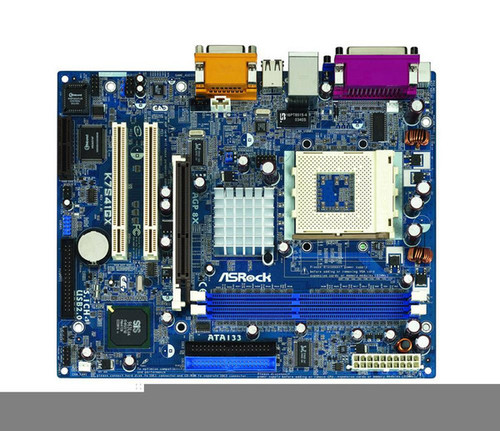 ASR-K7S41GX - ASRock K7S41GX Socket 462 SIS 741GX + 963L Chipset AMD Athlon/ Athlon XP/ Sempron/ Duron Processors Support DDR 2x DIMM 2x ATA