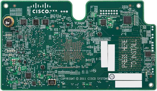 UCSB-MLOM-40G-01-RF - Cisco UCS 1240 4 x Ports FCoE 10GBase-X PCI Express 2.0 x16 Mezzanine Virtual Interface Card for M3 Blade Server