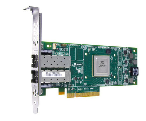 QLE3242-RJ-CK - QLogic Dual-Ports RJ-45 10Gbps 10GBase-T 10 Gigabit Ethernet PCI Express 2.0 x8 Network Adapter