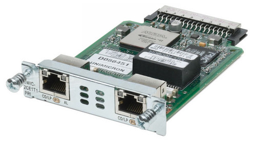 HWIC-2CE1T1-PRI= - Cisco 2 x Ports Channelized T1/E1 and ISDN PRI High-Speed WAN Interface Card