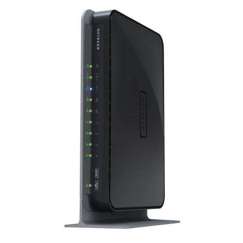 WNDR37AV-100NAS - Netgear WNDR37AV 4 x Ports 10/100Base-TX LAN + 1 x Port 10/100Base-TX WAN 150Mb/s 802.11n 5GHz Wireless Router