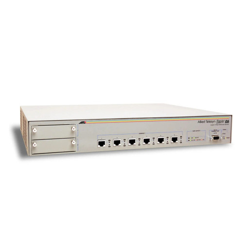 AT-RPG6 - Allied Telesis 6-Port Gigabit Ethernet Layer 3 Managed Network Switch 1000Base-T 2 Expansion Bays