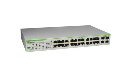 AT-GS950/24 - Allied Telesis 24-Port Gigabit WebSmart Managed Ethernet Switch 24x 10/100/1000Base-T LAN 4x SFP mini-GBIC