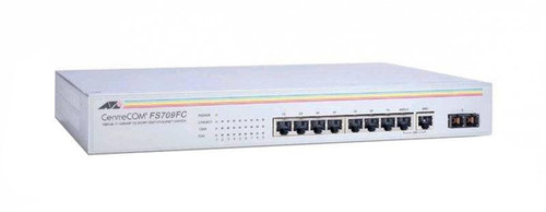 AT-FS709FC/SC - Allied Telesis 10/100TX x 8-Ports Unmanaged Fast Ethernet Switch +1 100FX