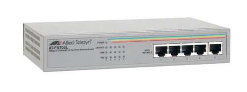 AT-FS705L-60 - Allied Telesis 5-Port 10/100Mbps Unmanaged Switch