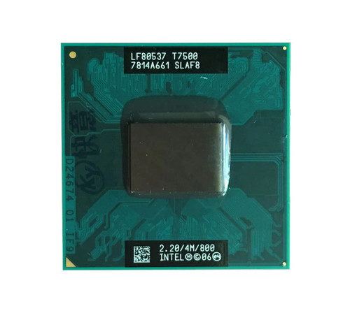 T7500 - Intel Core 2 Duo 2.20GHz 800MHz FSB 4MB L2 Cache Notebook Processor