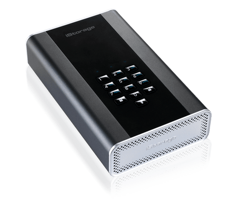 IS-DT2-256-8000-C-G - iStorage diskAshur DT 2 8000 GB 3.2 Gen 1 (3.1 Gen 1) Black Graphite