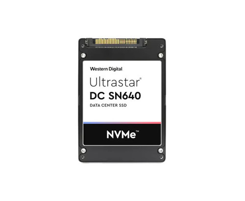 WUS4BB076D7P3E4 - WD Ultrastar DC SN640 7.68TB PCIe NVMe SSD, 3D NAND, TCG Encryption, U.2 2.5-Inch