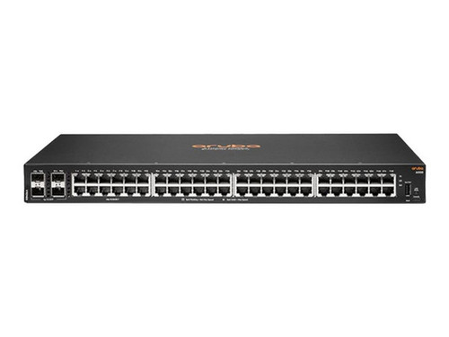 R8N86A - HPE Aruba CX 6000 Series 48 x Ports 1000Base-T + 4 x Ports SFP Layer2 Managed 1U Rack-Mountable Stackable Gigabit Ethernet Network Switch