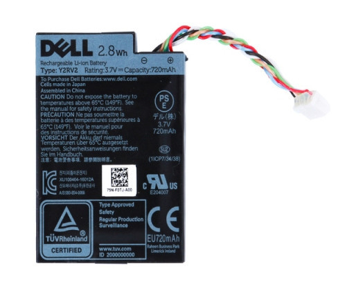 NWJ48 - Dell 720mAh 2.6Wh 3.7V Raid Controller Battery for PERC H740/H840
