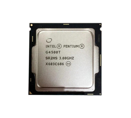 P6W72AV - HP 3.00GHz 8.0GT/s DMI3 3MB L3 Cache Socket FCLGA1151 Intel Pentium G4500T Dual-core 2 Core Processor