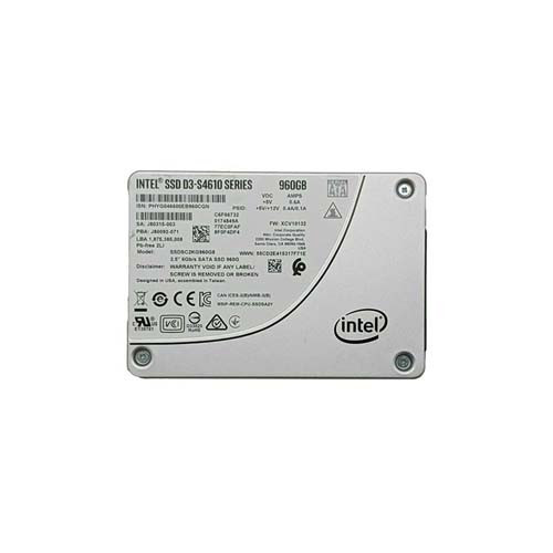 SSDSC2KG960G8 - Intel D3 S4610 960GB Triple-Level Cell SATA 6Gb/s 2.5-Inch Solid State Drive