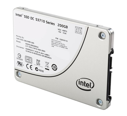 SSDSC2BA200G401-A1 - Intel 200GB MLC SATA 6Gbps 2.5-inch Internal Solid State Drive High Endurance AES-256 PLP DC S3710 Series