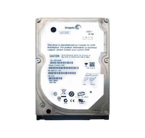 ST9402115AS - Seagate LD25 40GB 5400RPM SATA 1.5Gb/s 2MB Cache 2.5-Inch Hard Drive