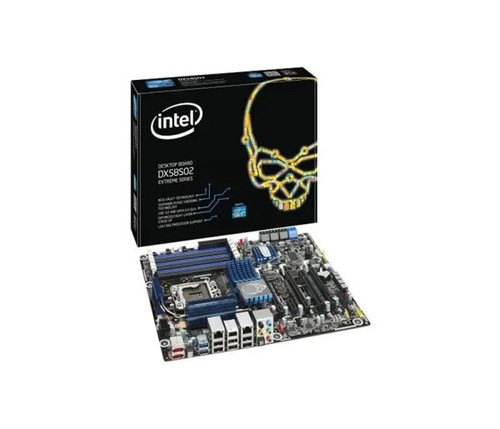 BOXDX58SO2 - Intel Core i7 LGA1366 Socket X58 Chipset DDR3-1600MHz 24GB ATX System Board Motherboard 24-Pin