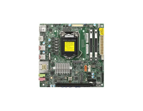 X12SCV-LVDS - SuperMicro LGA1200 Socket Mini-ITX Motherboard Intel W480E Chipset DDR4 2x DIMM Core i9/i7/i5/i3 Support System Board
