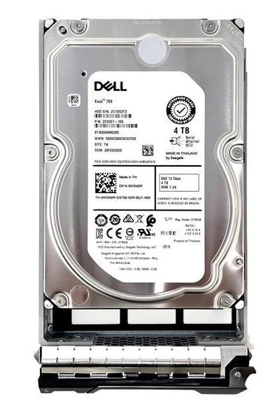 0PC4T0 - Dell 4TB 7200RPM SAS 12Gb/s Hot-Pluggable SED 3.5-Inch Nearline Hard Drive with Tray for PowerEdge Server
