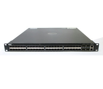 S4810P-AC-R - Dell Force10 S4810P 48-Ports SFP+ 10GBase-T + 4-Ports 40GBase-X QSFP+ Rack-Mountable Layer3 Managed 10-Gigabit Ethernet Network