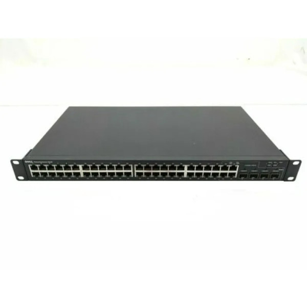 PCT3448 - Dell 48-Port 10/100 Manageable Rack-Mountable Switch with 2 Combo Gigabit SFP Ports RJ-45 100Mbps