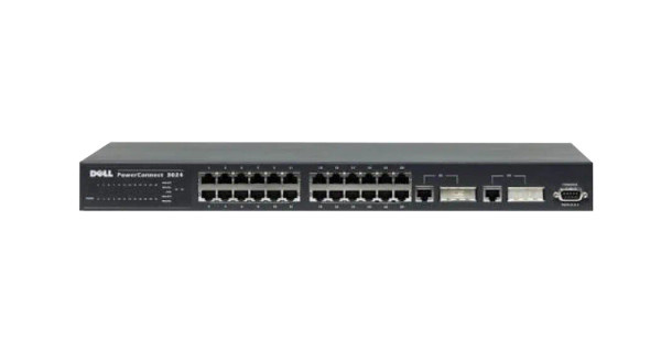 PC3024 - Dell PowerConnect 3024 24-Ports 10/100 Fast Gigabit Switch
